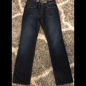 Madewell jeans “Rail Straight” 27 x 32